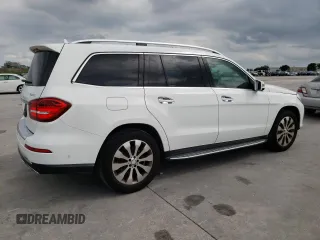 2017 Mercedes-Benz GLS 450 with VIN 4JGDF6EE7HA804451, listed as a Copart auction lot 49004054 with 77,997 mi miles and Salvage Title. Bid and sale history available at DreamBid. Image 3.