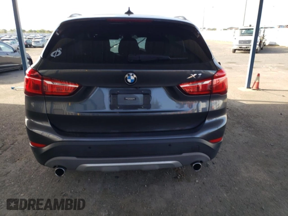 2017 BMW X1 sDrive28i with VIN WBXHU7C34HP924730, listed as a Copart auction lot 52245005 with 0 mi miles and Salvage Title. Bid and sale history available at carsss.com. Image 6.