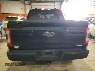 2022 Ford F-150 XL with VIN 1FTEW1EP6NKE52594, listed as a Copart auction lot 43848325 with 57,040 mi miles and Salvage Title. Bid and sale history available at DreamBid. Image 6.