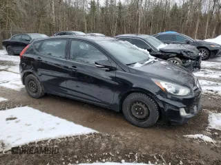 2014 Hyundai Accent SE with VIN KMHCU5AE8EU184754, listed as a Copart auction lot 50075125 with 123,984 mi miles and Clean Title. Bid and sale history available at carsss.com. Image 4.