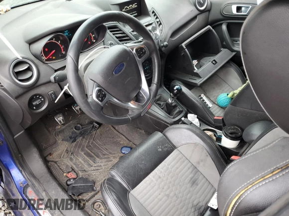 2015 Ford Fiesta ST with VIN 3FADP4GX8FM124018, listed as a Copart auction lot 43229785 with 85,972 mi miles and Salvage Title. Bid and sale history available at carsss.com. Image 8.