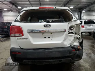 2011 Kia Sorento LX with VIN 5XYKTDA20BG167379, listed as a Copart auction lot 49333405 with 168,330 mi miles and Salvage Title. Bid and sale history available at carsss.com. Image 6.