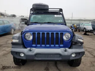 2018 Jeep Wrangler Unlimited Sport S with VIN 1C4HJXDG8JW285142, listed as a Copart auction lot 44573915 with 67,608 mi miles and Salvage Title. Bid and sale history available at carsss.com. Image 5.