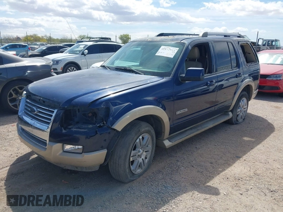 2006 Ford Explorer Eddie Bauer z VIN 1FMEU64E26UB69159, wystawiony jako IAAI lot #41872993 z przebiegiem 180 739 mil mil oraz . Historia ofert i sprzedaży dostępna na DreamBid. Obrazek 2.