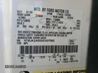 2010 Ford Expedition EL Limited with VIN 1FMJK2A50AEA07082, listed as a Copart auction lot 70215324 with 143,402 mi miles and Salvage Title. Bid and sale history available at carsss.com. Image 16.