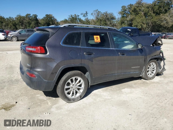 2018 Jeep Cherokee Latitude Plus with VIN 1C4PJLLX2JD563485, listed as a Copart auction lot 45636165 with 69,238 mi miles and Salvage Title. Bid and sale history available at DreamBid. Image 3.