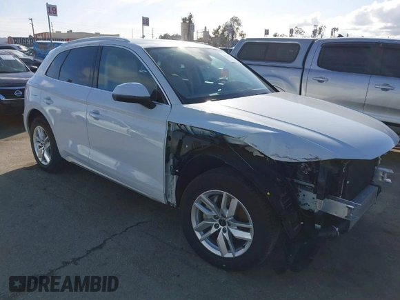 2023 Audi Q5 S line Premium with VIN WA1GAAFY7P2162649, listed as a IAAI auction lot 41540081 with 6,382 mi miles. Bid and sale history available at carsss.com. Image 1.