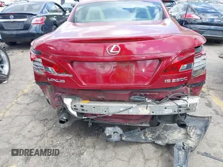 2010 Lexus IS 250 C z VIN JTHFF2C29A2511907, wystawiony jako IAAI lot #41995448 z przebiegiem 206 000 mil mil oraz . Historia ofert i sprzedaży dostępna na DreamBid. Obrazek 6.