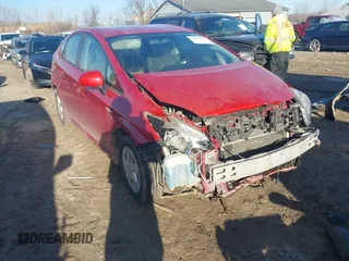 2011 Toyota Prius I with VIN JTDKN3DU3B5345280, listed as a IAAI auction lot 41787295 with 184,474 mi miles. Bid and sale history available at carsss.com. Image 1.