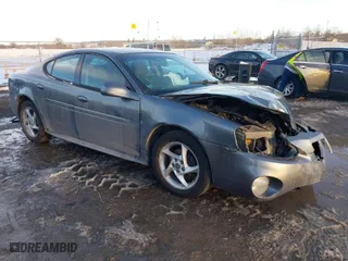 2004 Pontiac Grand Prix GTP with VIN 2G2WR524041363510, listed as a IAAI auction lot 41334336 with 187,802 mi miles. Bid and sale history available at carsss.com. Image 1.