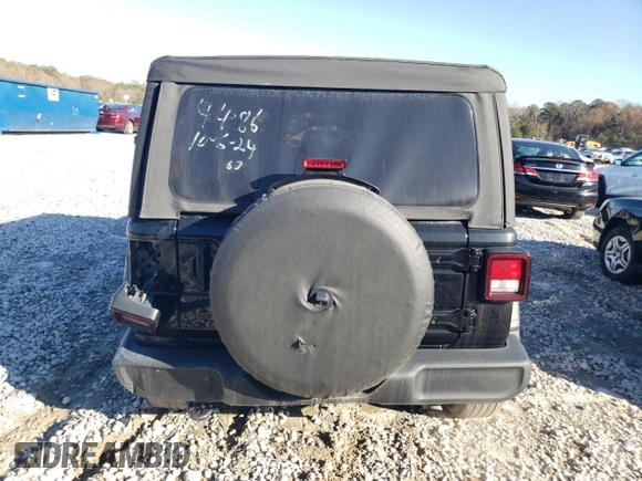 2022 Jeep Wrangler Unlimited High Tide with VIN 1C4HJXDG1NW134486, listed as a Copart auction lot 84936294 with 61,282 mi miles and Salvage Title. Bid and sale history available at DreamBid. Image 6.