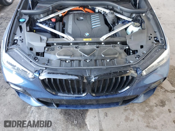 2023 BMW X5 xDrive45e with VIN 5UXTA6C08P9R64035, listed as a Copart auction lot 44251975 with 150,430 mi miles and Salvage title. Bid and sale history available at DreamBid. Image 12.