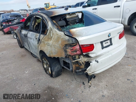 2014 BMW 3 Series 328i with VIN WBA3C1C59EK108868, listed as a IAAI auction lot 41108653 with Not Provided miles and . Bid and sale history available at carsss.com. Image 3.