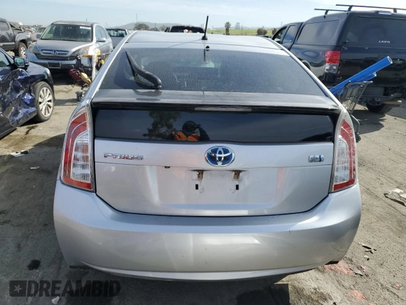 2015 Toyota Prius Four with VIN JTDKN3DU7F1906898, listed as a Copart auction lot 44787685 with 101,160 mi miles and Salvage Title. Bid and sale history available at DreamBid. Image 6.
