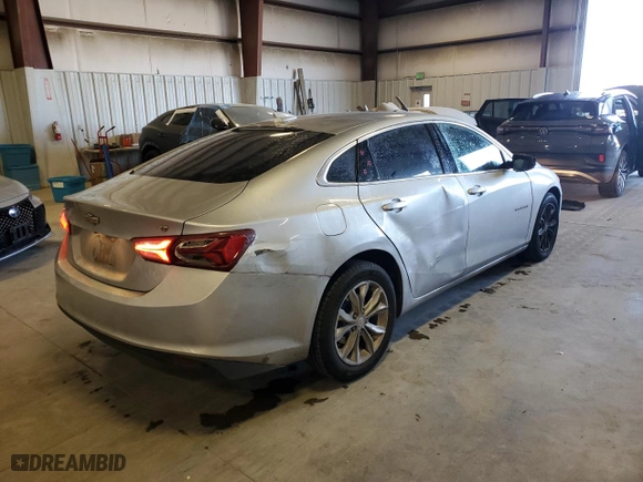 2019 Chevrolet Malibu LT with VIN 1G1ZD5ST1KF106854, listed as a Copart auction lot 42832295 with 104,767 mi miles and Salvage Title. Bid and sale history available at carsss.com. Image 3.