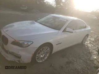 2013 BMW 7 Series 740i with VIN WBAYA6C51DD143366, listed as a Copart auction lot 44392605 with 79,326 mi miles and Salvage Title. Bid and sale history available at carsss.com. Image 1.
