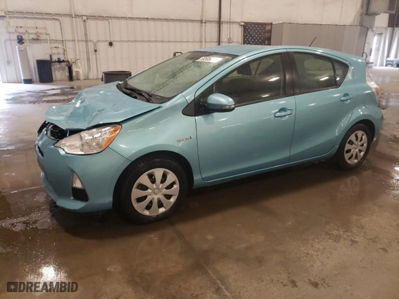 2014 Toyota Prius c One with VIN JTDKDTB30E1071349, listed as a Copart auction lot 50806015 with 86,337 mi miles and Salvage Title. Bid and sale history available at carsss.com. Image 1.
