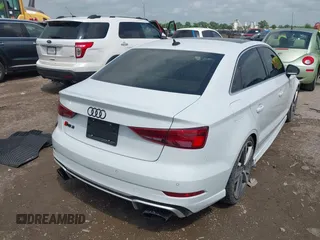 2019 Audi RS 3 with VIN WUABWGFF3KA907627, listed as a IAAI auction lot 42119014 with 38,651 mi miles and . Bid and sale history available at DreamBid. Image 4.