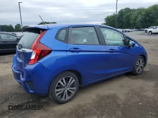 2015 Honda Fit EX-L with VIN 3HGGK5H88FM784984, listed as a Copart auction lot 61586085 with 123,394 mi miles and Salvage title. Bid and sale history available at DreamBid. Image 3.