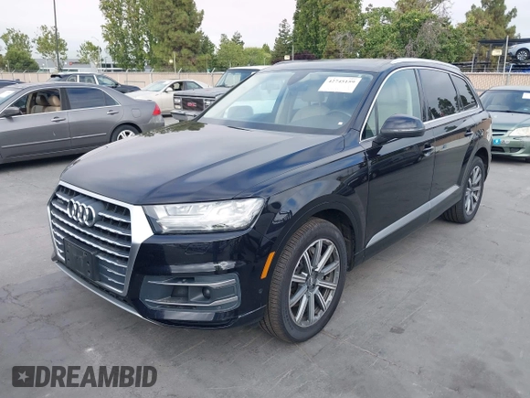 2019 Audi Q7 Premium Plus with VIN WA1LAAF74KD009049, listed as a IAAI auction lot 42745159 with 70,472 mi miles and . Bid and sale history available at DreamBid. Image 6.