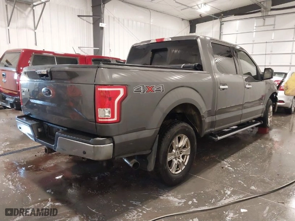 2015 Ford F-150 XLT with VIN 1FTEW1EG8FKF16961, listed as a IAAI auction lot 41670621 with 1 mi miles. Bid and sale history available at carsss.com. Image 4.