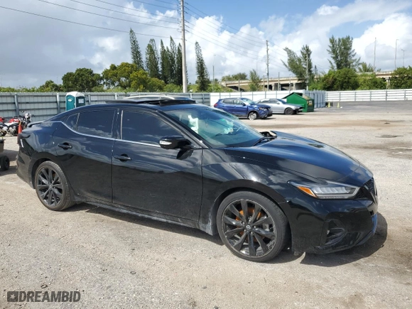 2023 Nissan Maxima SR with VIN 1N4AA6EV3PC513170, listed as a Copart auction lot 78633004 with 6,231 mi miles and Salvage Title. Bid and sale history available at carsss.com. Image 4.