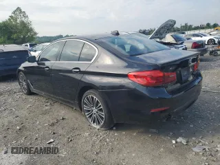 2018 BMW 5 Series 530i xDrive with VIN WBAJA7C55JWA74479, listed as a Copart auction lot 59689085 with 114,329 mi miles and Salvage title. Bid and sale history available at DreamBid. Image 2.