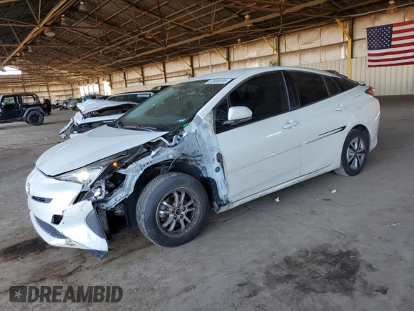 2016 Toyota Prius Four with VIN JTDKARFU1G3010887, listed as a Copart auction lot 53000035 with 215,887 mi miles and Salvage Title. Bid and sale history available at carsss.com. Image 1.