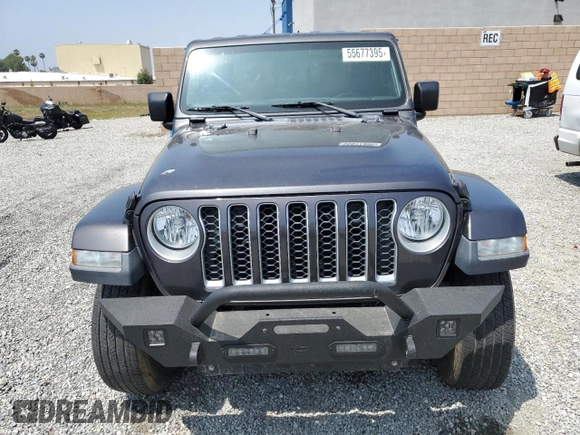 2020 Jeep Gladiator Overland с VIN 1C6HJTFG4LL171074, выставлен на аукционе Copart как лот 55677395 с пробегом 60 506 миль миль и Списание • Salvage title. История ставок и продаж доступна на DreamBid. Изображение 5.