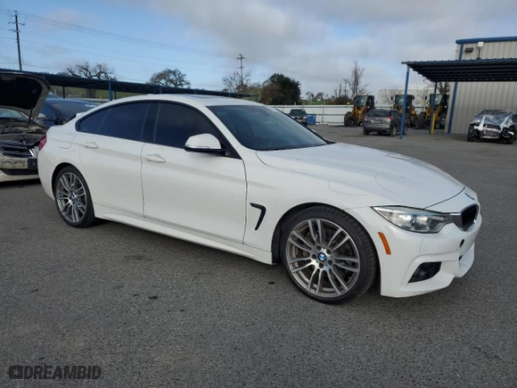 2016 BMW 4 Series 428i with VIN WBA4A9C55GGL88285, listed as a Copart auction lot 46942895 with 135,834 mi miles and Salvage Title. Bid and sale history available at carsss.com. Image 4.