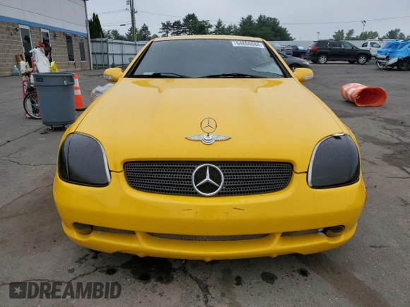 2001 Mercedes-Benz SLK-Class Kompressor with VIN WDBKK49F61F184147, listed as a Copart auction lot 64860084 with 0 mi miles and Salvage Title. Bid and sale history available at carsss.com. Image 5.
