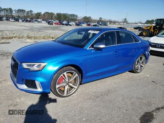 2018 Audi RS 3 z VIN WUABWGFF0J1901525, wystawiony jako Copart lot #48498055 z przebiegiem Nie podano mil oraz Tytuł czysty. Historia ofert i sprzedaży dostępna na DreamBid. Obrazek 1.