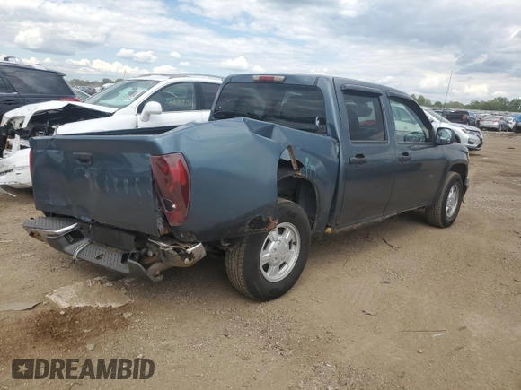 2006 Chevrolet Colorado 1LT z VIN 1GCCS138468130517, wystawiony jako Copart lot #58577815 z przebiegiem 152 008 mil mil oraz Szkoda całkowita • Salvage title. Historia ofert i sprzedaży dostępna na DreamBid. Obrazek 3.