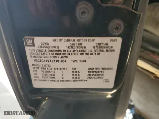 2002 Chevrolet Silverado 1500 with VIN 1GCEC14VX2Z101084, listed as a Copart auction lot 46170985 with 0 mi miles and Non Repairable. Bid and sale history available at carsss.com. Image 12.