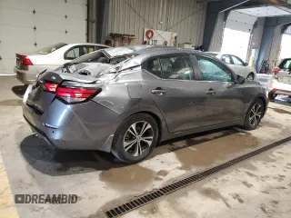 2023 Nissan Sentra SV z VIN 3N1AB8CV3PY316614, wystawiony jako Copart lot #56667655 z przebiegiem 14 864 mil mil oraz Szkoda całkowita • Salvage title. Historia ofert i sprzedaży dostępna na DreamBid. Obrazek 3.