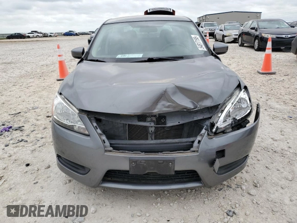 2015 Nissan Sentra SV with VIN 3N1AB7AP0FY344643, listed as a Copart auction lot 54817195 with 74,952 mi miles and Salvage Title. Bid and sale history available at DreamBid. Image 5.