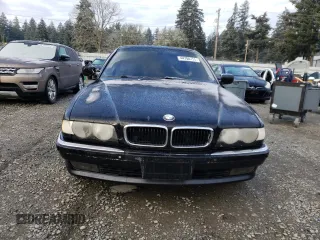 2001 BMW 7 Series 740iA with VIN WBAGG83431DN86580, listed as a Copart auction lot 44708755 with 180,708 mi miles and Clean Title. Bid and sale history available at carsss.com. Image 5.