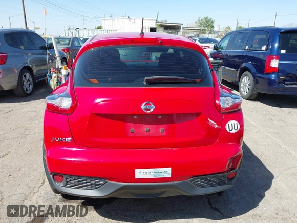 2016 Nissan Juke S with VIN JN8AF5MR2GT601724, listed as a IAAI auction lot 42053764 with 123,292 mi miles. Bid and sale history available at carsss.com. Image 16.