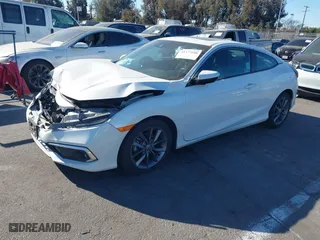 2020 Honda Civic Coupe EX with VIN 2HGFC3B37LH353220, listed as a IAAI auction lot 41377248 with 87,078 mi miles. Bid and sale history available at carsss.com. Image 17.