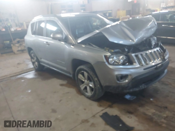 2016 Jeep Compass High Altitude Edition with VIN 1C4NJCEA2GD720148, listed as a IAAI auction lot 41689653 with 97,400 mi miles. Bid and sale history available at carsss.com. Image 1.