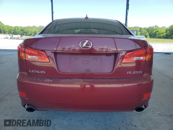 2007 Lexus IS 250 z VIN JTHBK262275040812, wystawiony jako Copart lot #55524825 z przebiegiem 202 141 mil mil oraz Szkoda całkowita • Salvage title. Historia ofert i sprzedaży dostępna na DreamBid. Obrazek 6.