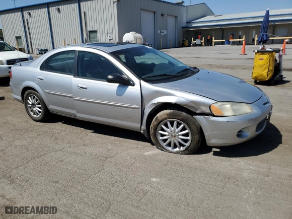 2001 Chrysler Sebring LX with VIN 1C3EL46X51N578127, listed as a Copart auction lot 66360704 with 86,822 mi miles and Salvage Title. Bid and sale history available at carsss.com. Image 4.