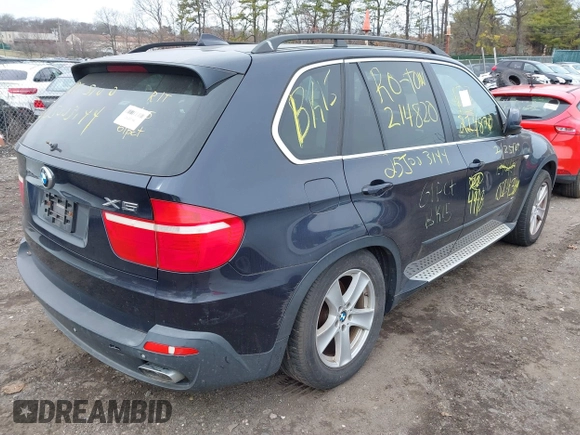 2007 BMW X5 4.8i z VIN 4USFE83547LY64828, wystawiony jako IAAI lot #41896182 z przebiegiem Nie podano mil oraz . Historia ofert i sprzedaży dostępna na DreamBid. Obrazek 4.