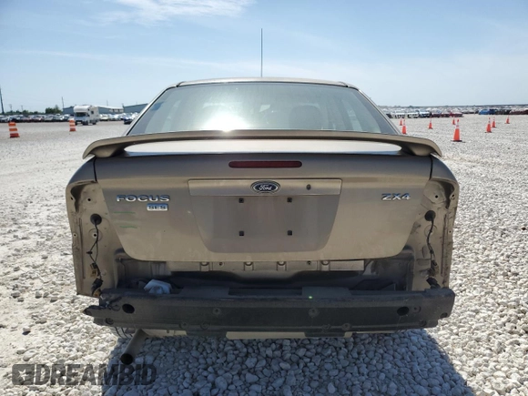 2005 Ford Focus S with VIN 1FAFP34N45W154248, listed as a Copart auction lot 52541945 with 55,062 mi miles and Salvage Title. Bid and sale history available at carsss.com. Image 6.