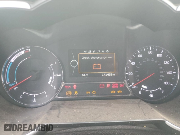 2016 Kia Optima Hybrid EX with VIN KNAGN4AD4G5093852, listed as a Copart auction lot 72550354 with 141,465 mi miles and Salvage Title. Bid and sale history available at carsss.com. Image 9.
