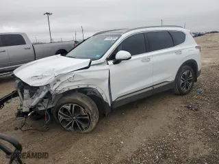 2020 Hyundai Santa Fe Limited with VIN 5NMS53AA5LH149446, listed as a Copart auction lot 44852905 with 67,355 mi miles and Salvage Title. Bid and sale history available at carsss.com. Image 1.