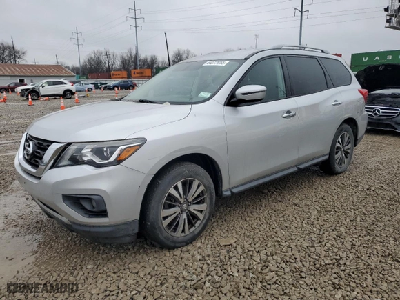 2017 Nissan Pathfinder SV with VIN 5N1DR2MN4HC673551, listed as a Copart auction lot 44277655 with 125,912 mi miles and Clean Title. Bid and sale history available at carsss.com. Image 1.