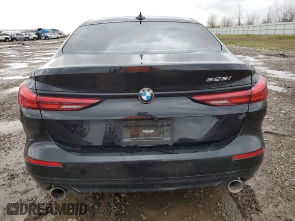 2021 BMW 2 Series 228i with VIN WBA53AK00M7H79347, listed as a Copart auction lot 44978665 with 56,538 mi miles and Salvage title. Bid and sale history available at DreamBid. Image 6.