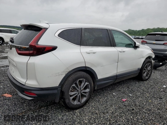 2022 Honda CR-V EX-L with VIN 5J6RW1H81NL000272, listed as a Copart auction lot 54506985 with 72,931 mi miles and Clean Title. Bid and sale history available at carsss.com. Image 3.