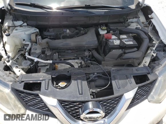 2016 Nissan Rogue SV z VIN KNMAT2MV3GP639245, wystawiony jako Copart lot #58934285 z przebiegiem 100 215 mil mil oraz Szkoda całkowita • Salvage title. Historia ofert i sprzedaży dostępna na DreamBid. Obrazek 11.